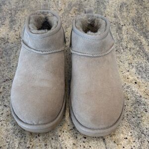 Ugg mini grey  Suede Ankle Boots